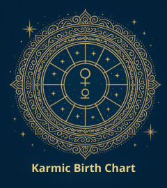Karmic Natal Birth Chart